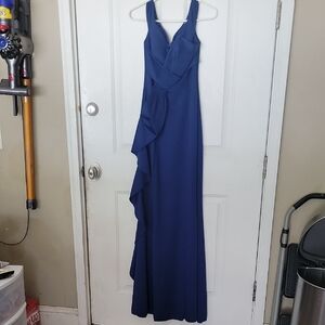 Elegant Blue Evening Gown